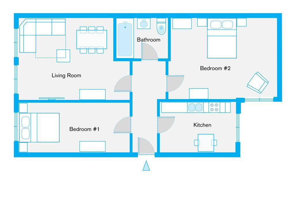 The Rheinsberger - Cosy 2Br One Living Room Up To 6 Berlino Camera foto